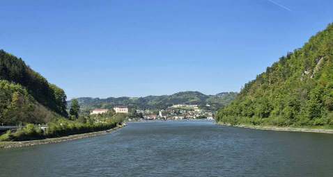 Blick auf Grein